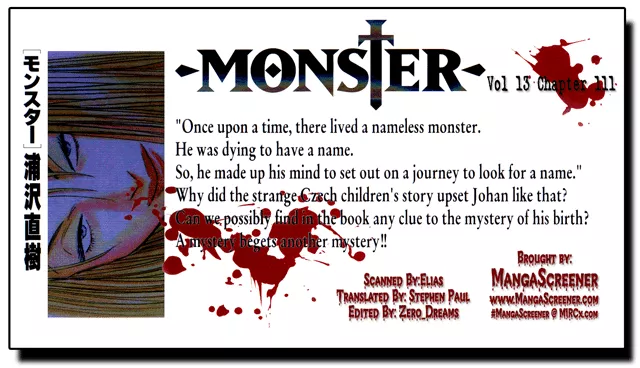 Read Monster Chapter 111 Online