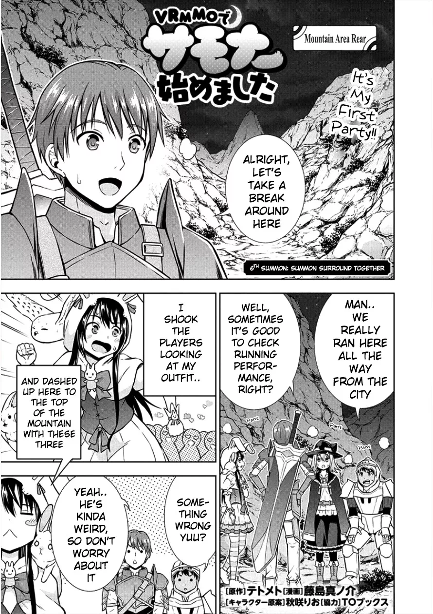 Read VRMMO de Summoner Hajimemashita Chapter 6 - 6th Summon: Summons Surround Together! Online