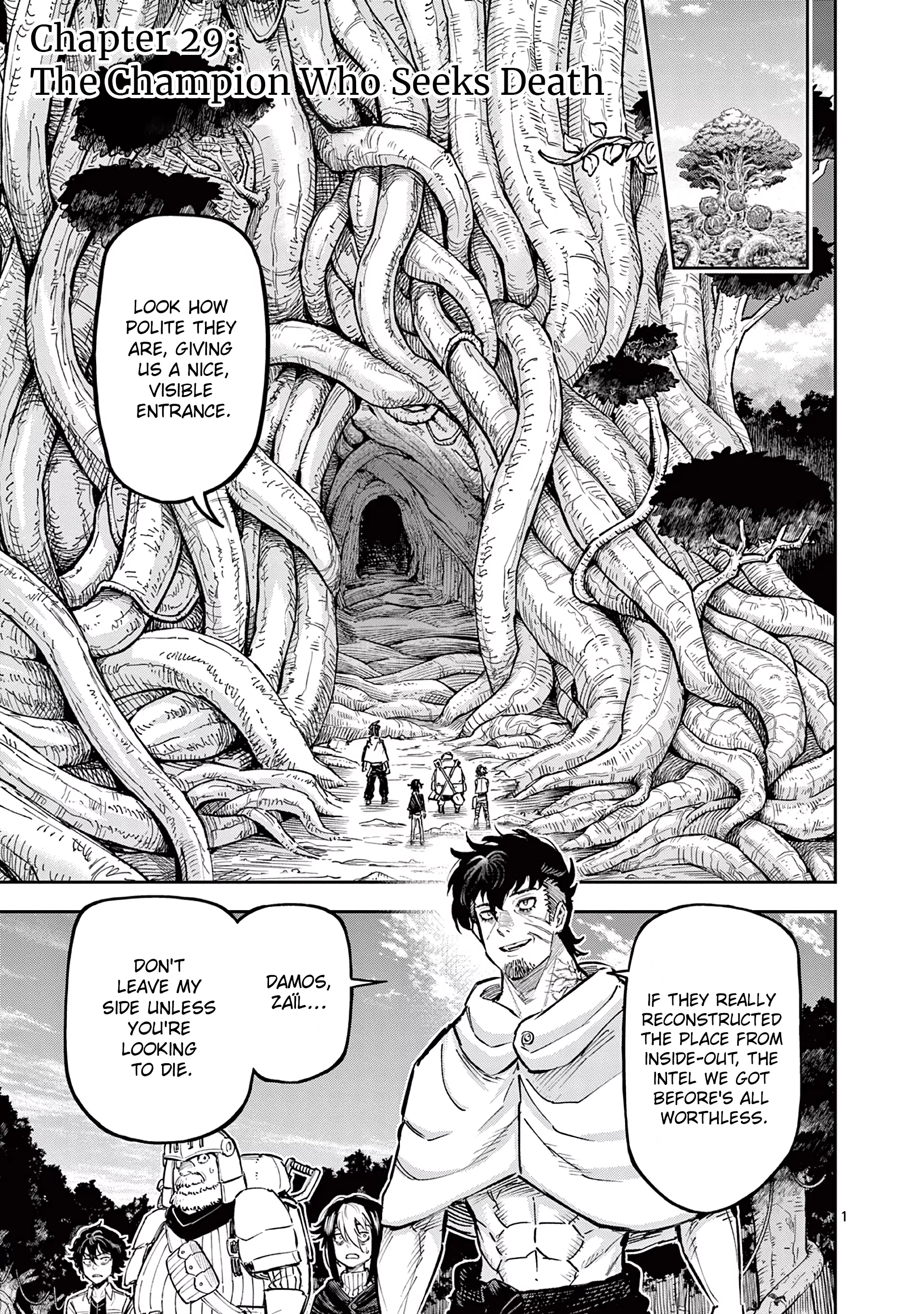 Read Juuou to Yakusou Chapter 29 - The Champion Who Seeks Death Online