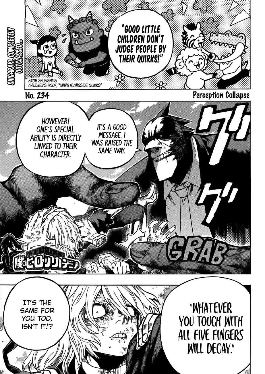 Read Boku no Hero Academia Chapter 234 - Perception Collapse Online