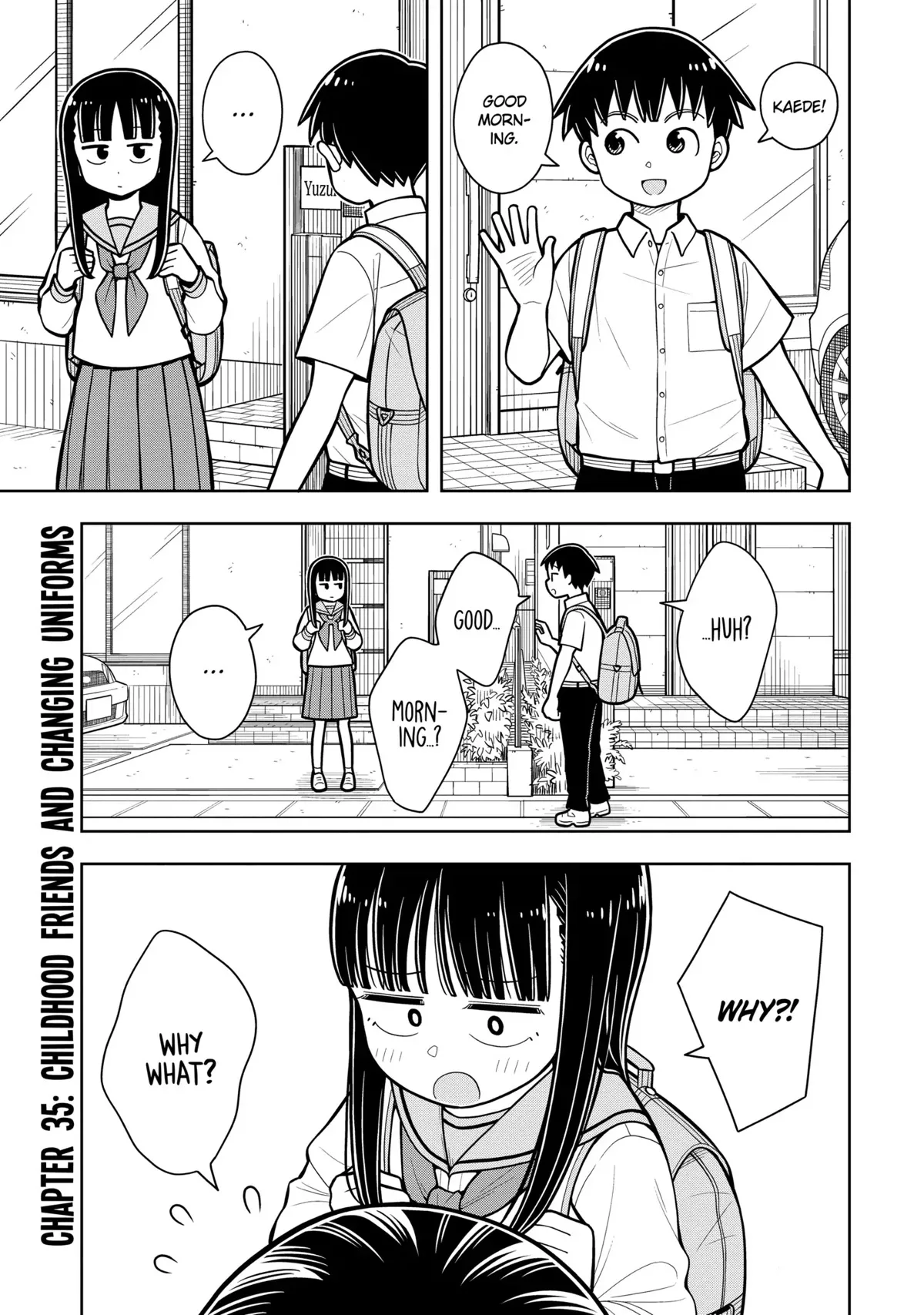 Read Starting Today She’s My Childhood Friend Chapter 35 - Childhood Friends and Changing Uniforms Online