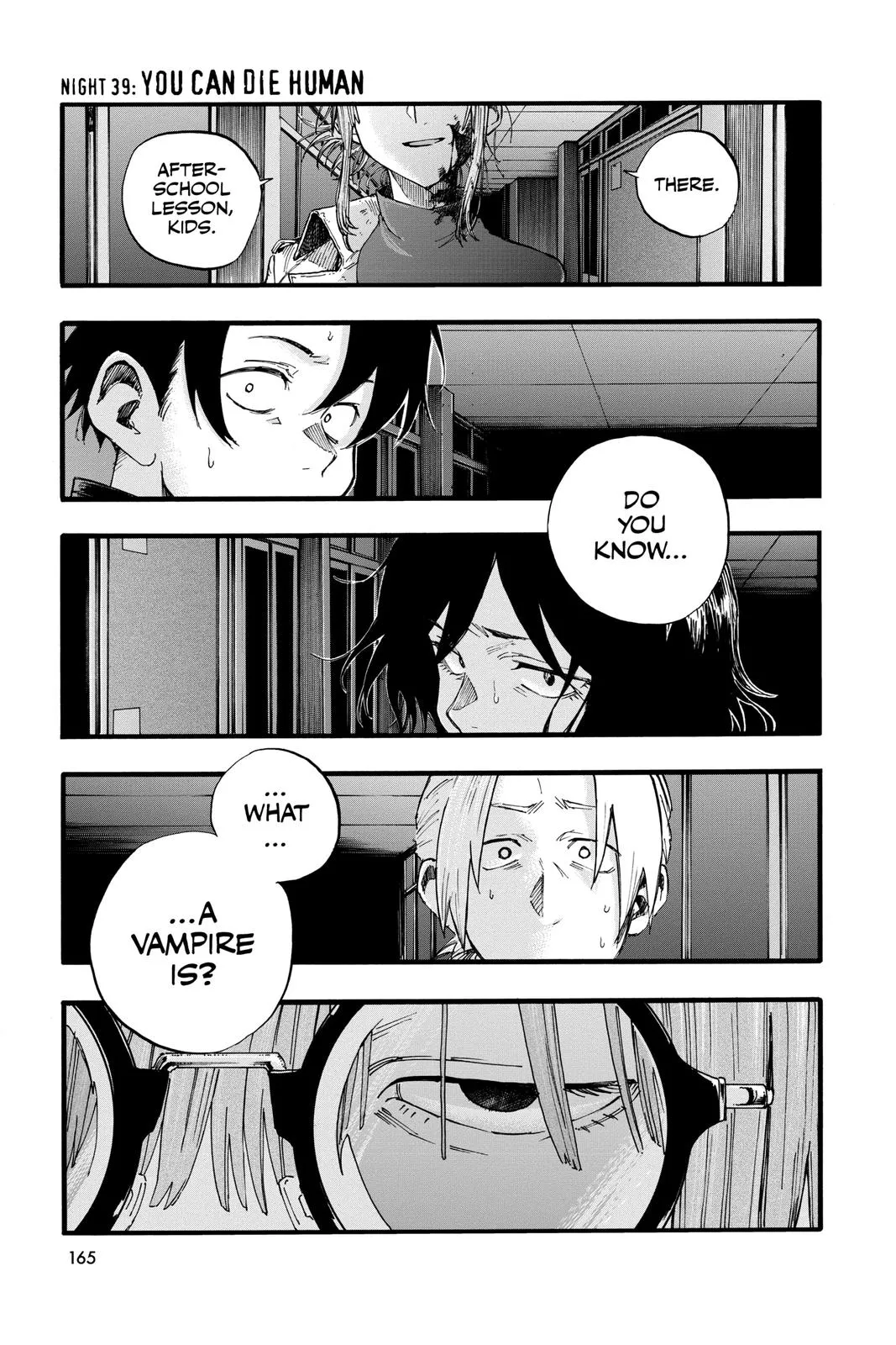 Read Yofukashi no Uta Chapter 39 Online
