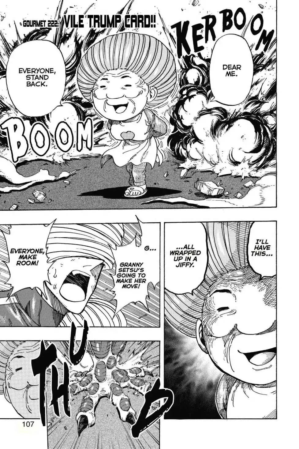 Read Toriko Chapter 222 - Vol.25 Gourmet 222: Vile Trump Card!! Online