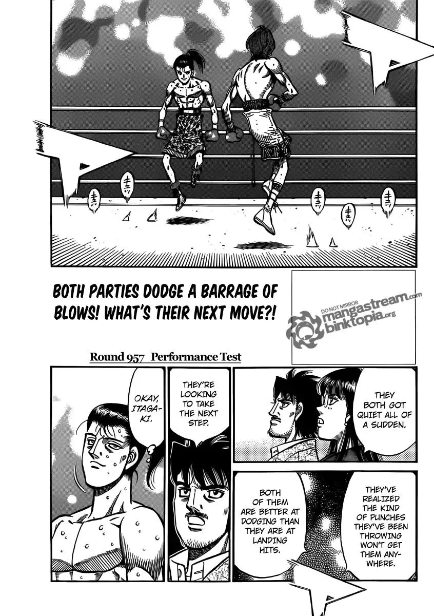 Read Hajime no Ippo Chapter 957 - Performance Test Online