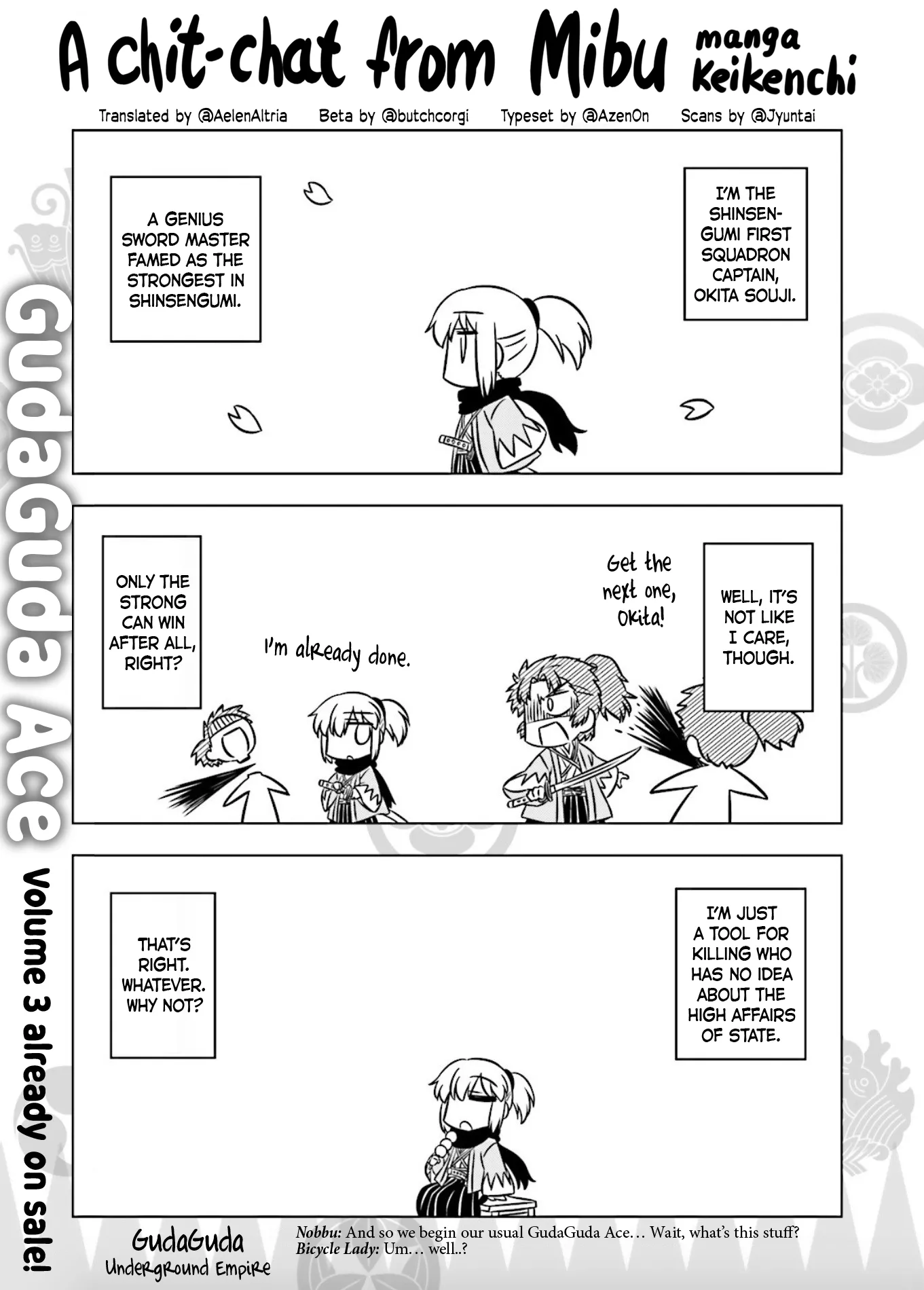 Read Gudaguda Ace RE Chapter 1 - A chit-chat from Mibu Online