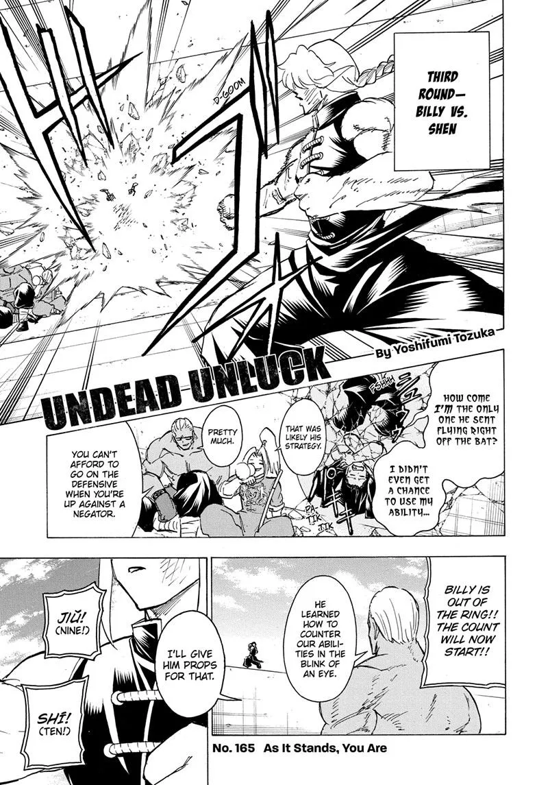 Read Undead + Unluck Chapter 165 Online