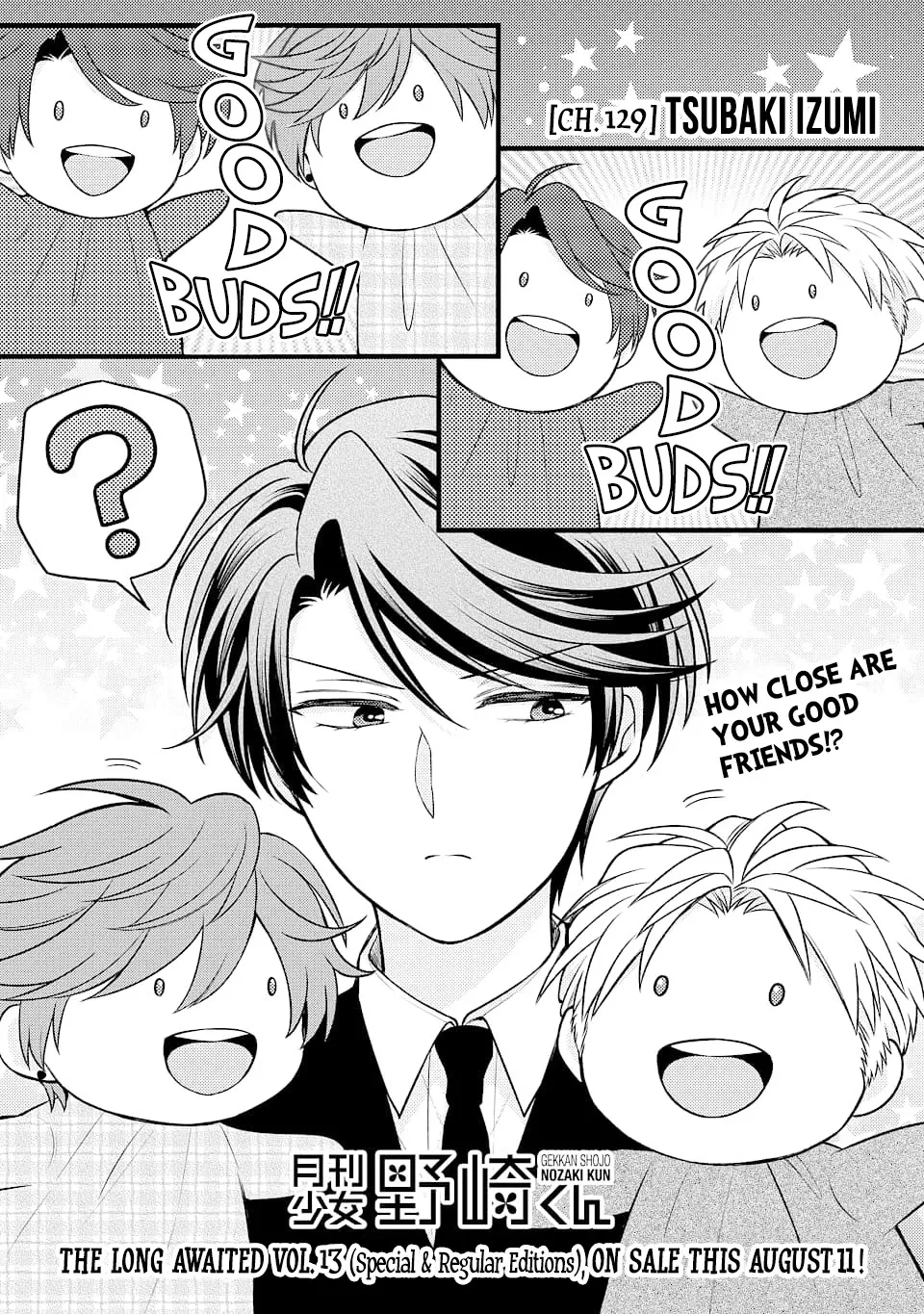 Read Gekkan Shoujo Nozaki-kun Chapter 129 Online