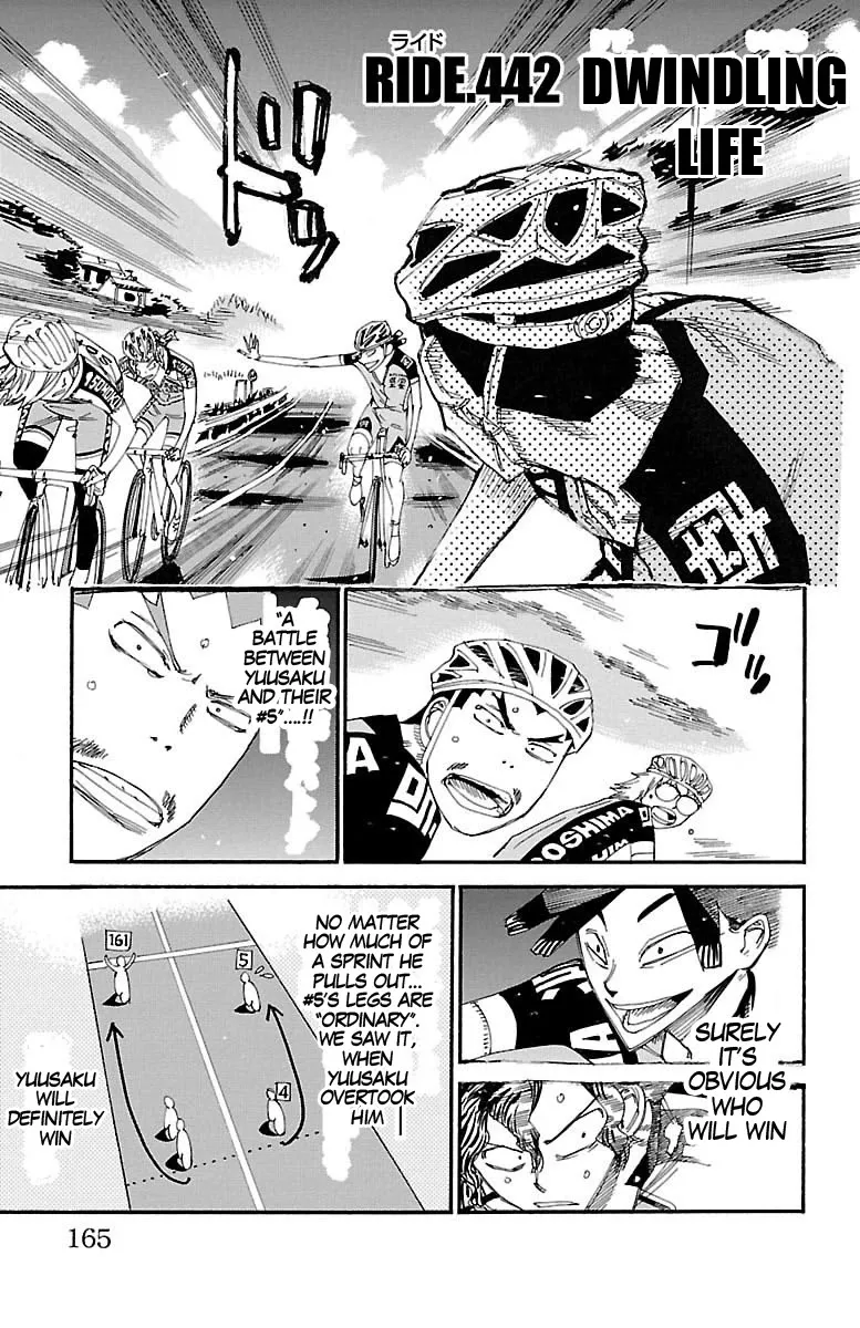 Read Yowamushi Pedal Chapter 442 - Dwindling life Online