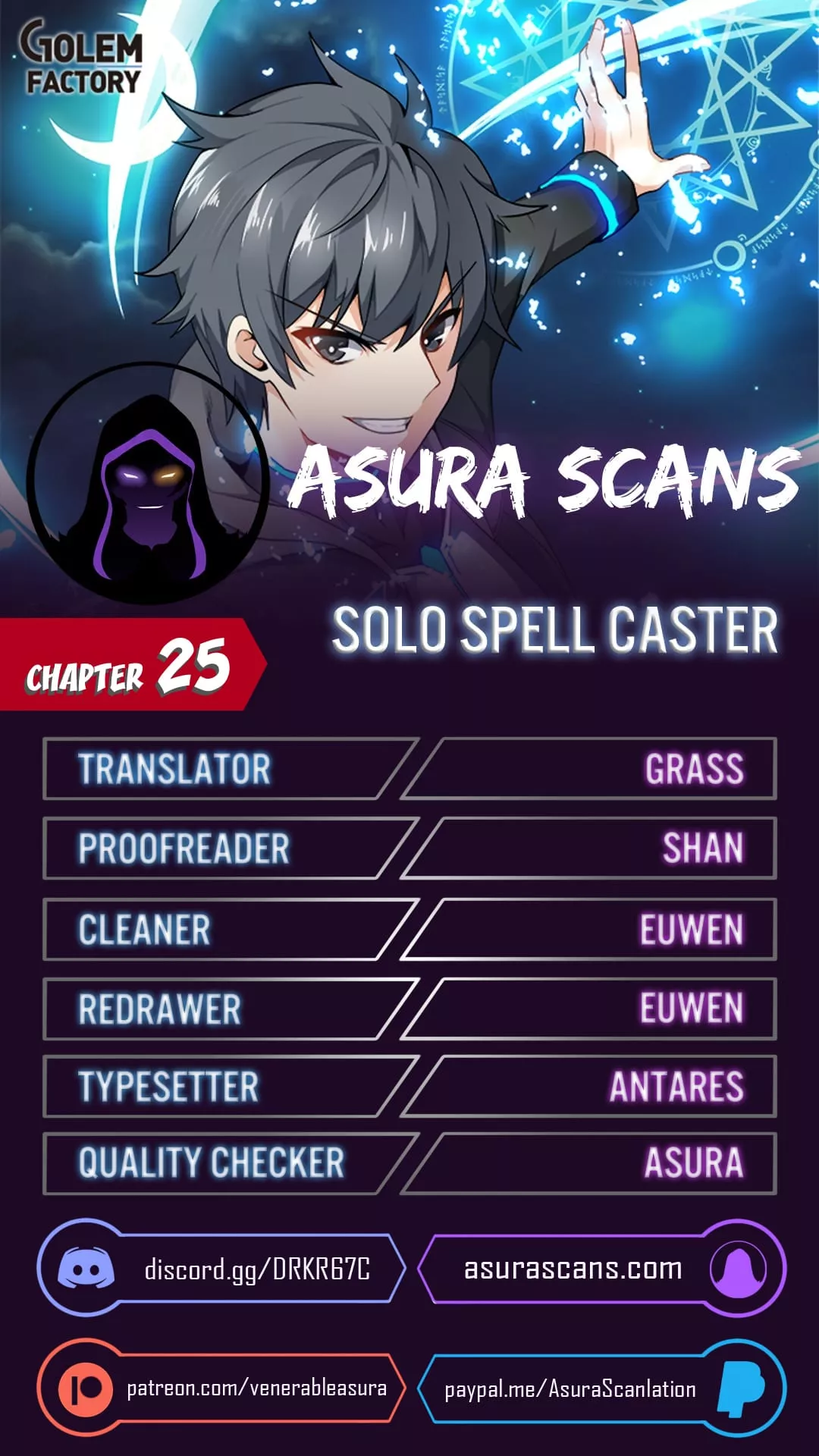 Read Solo Spell Caster Chapter 25 Online