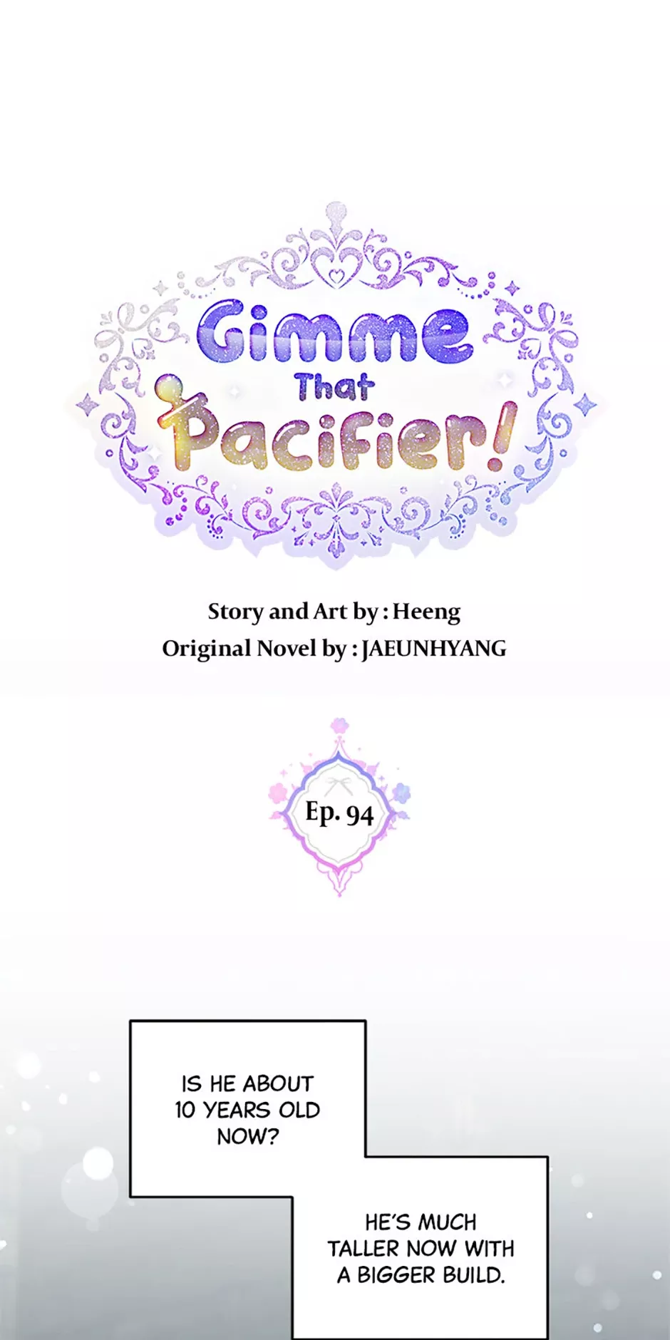 Read Gimme That Pacifier! Chapter 94 Online
