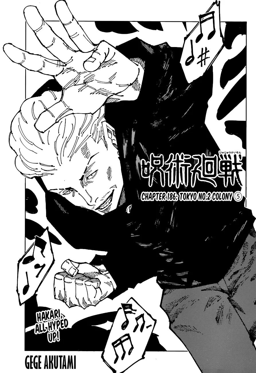 Read Jujutsu Kaisen Chapter 186 Online