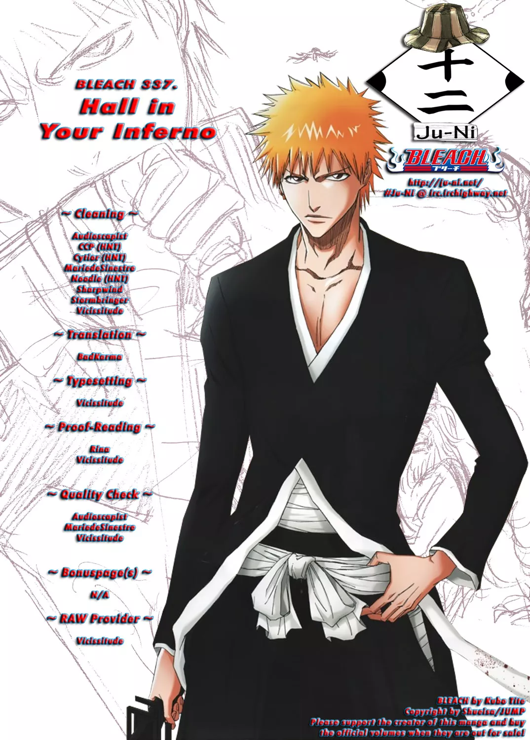 Read Bleach Chapter 337 - Hall In Your Inferno Online