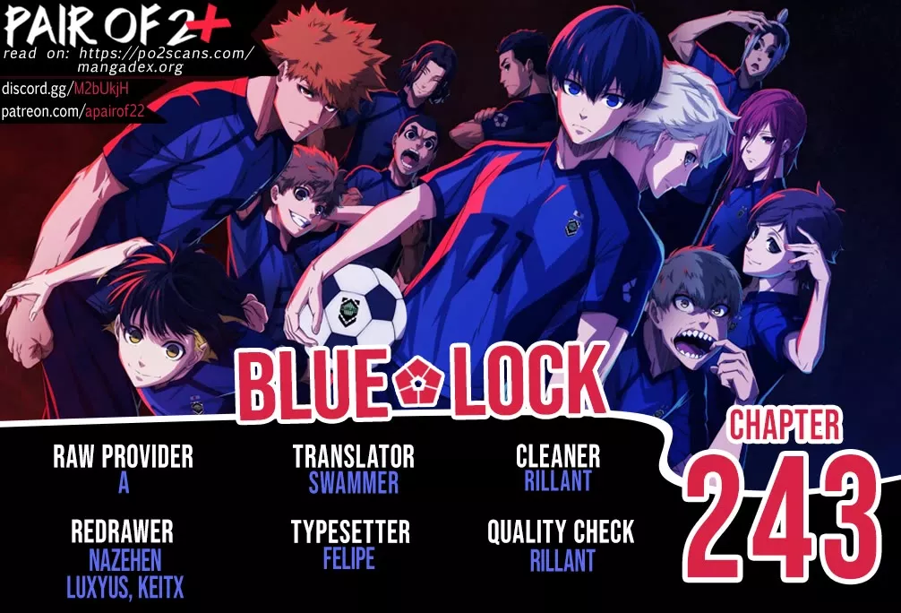 Read Blue Lock Chapter 243 - The Blue Rose and the Magician Part 2 Online