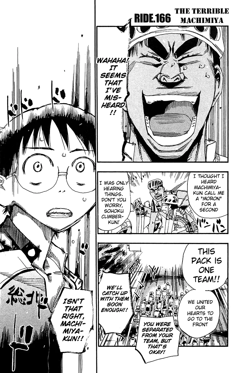 Read Yowamushi Pedal Chapter 166 - The Terrible Machimiya Online