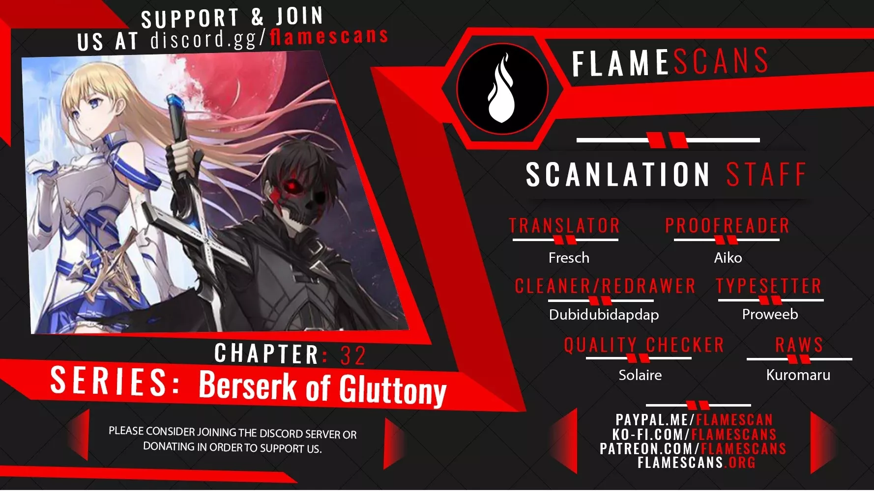 Read Berserk of Gluttony Chapter 32 - The Unchangeable Place Online