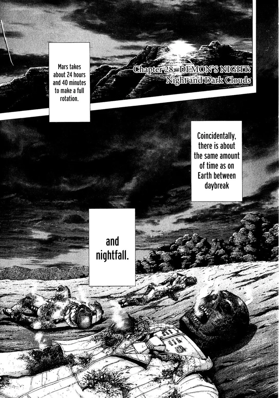 Read Terra Formars Chapter 28 - DEMONS NIGHT Night and Dark Clouds Online