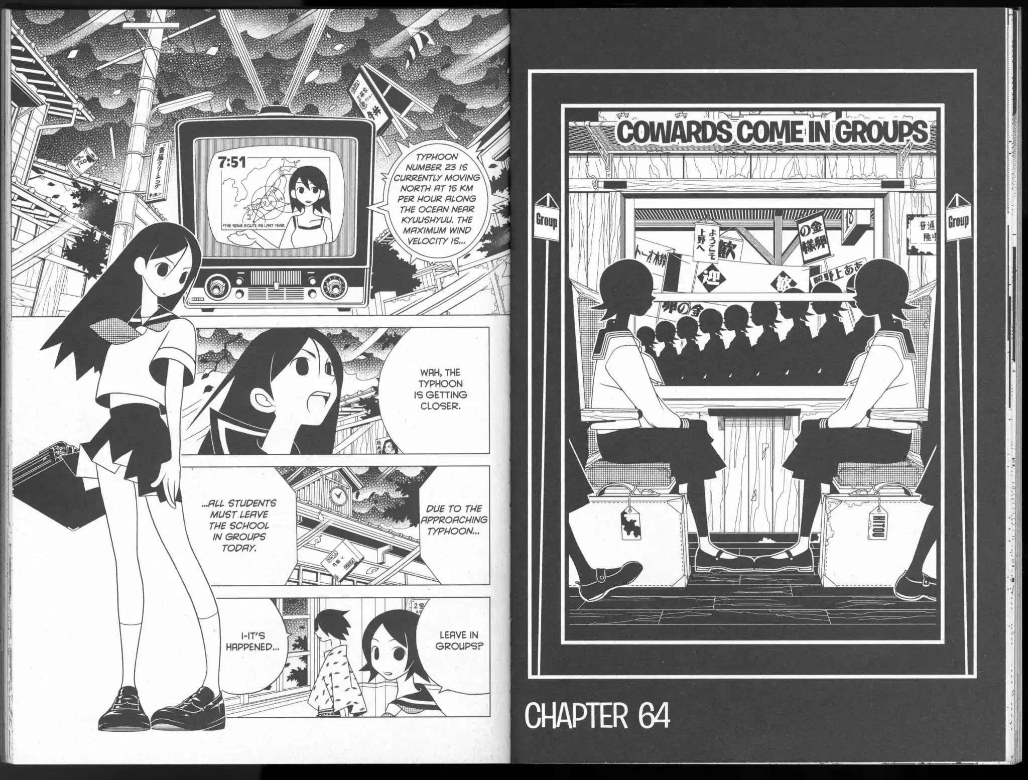 Read Sayonara Zetsubou Sensei Chapter 64 - Cowards Come in Groups Online