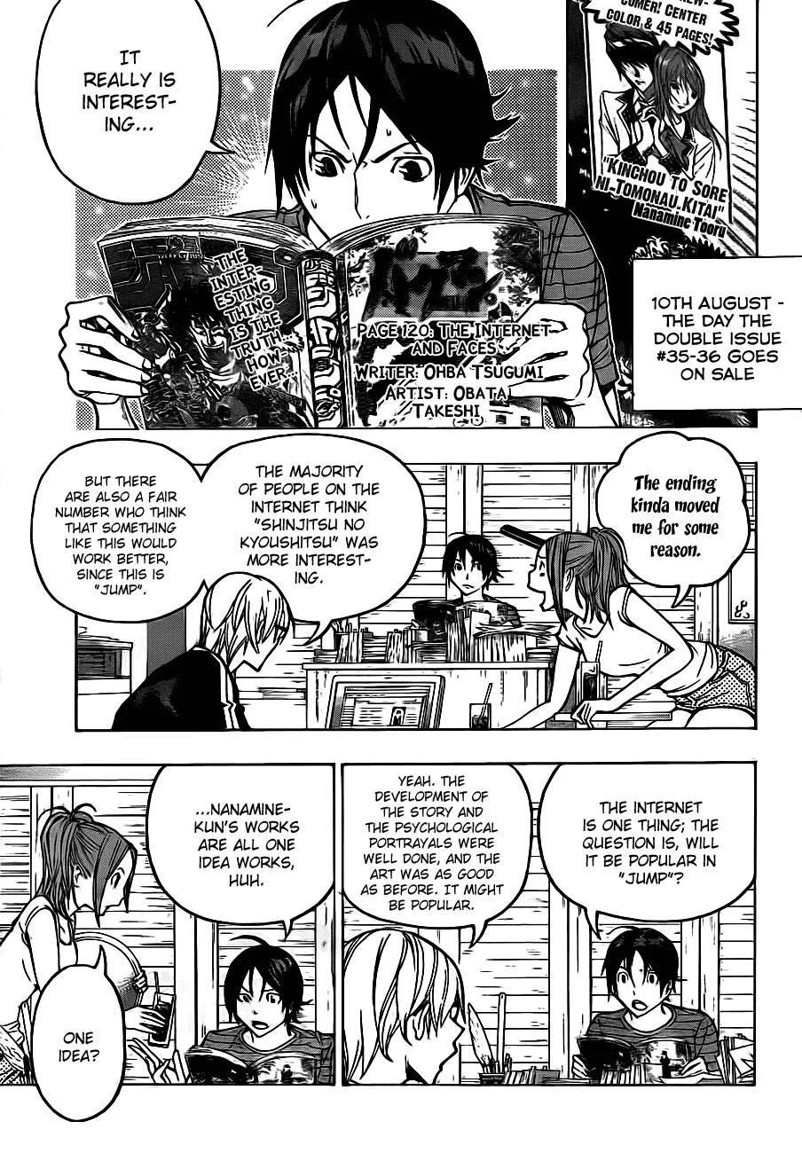 Read Bakuman Chapter 120 - The Internet And Faces Online