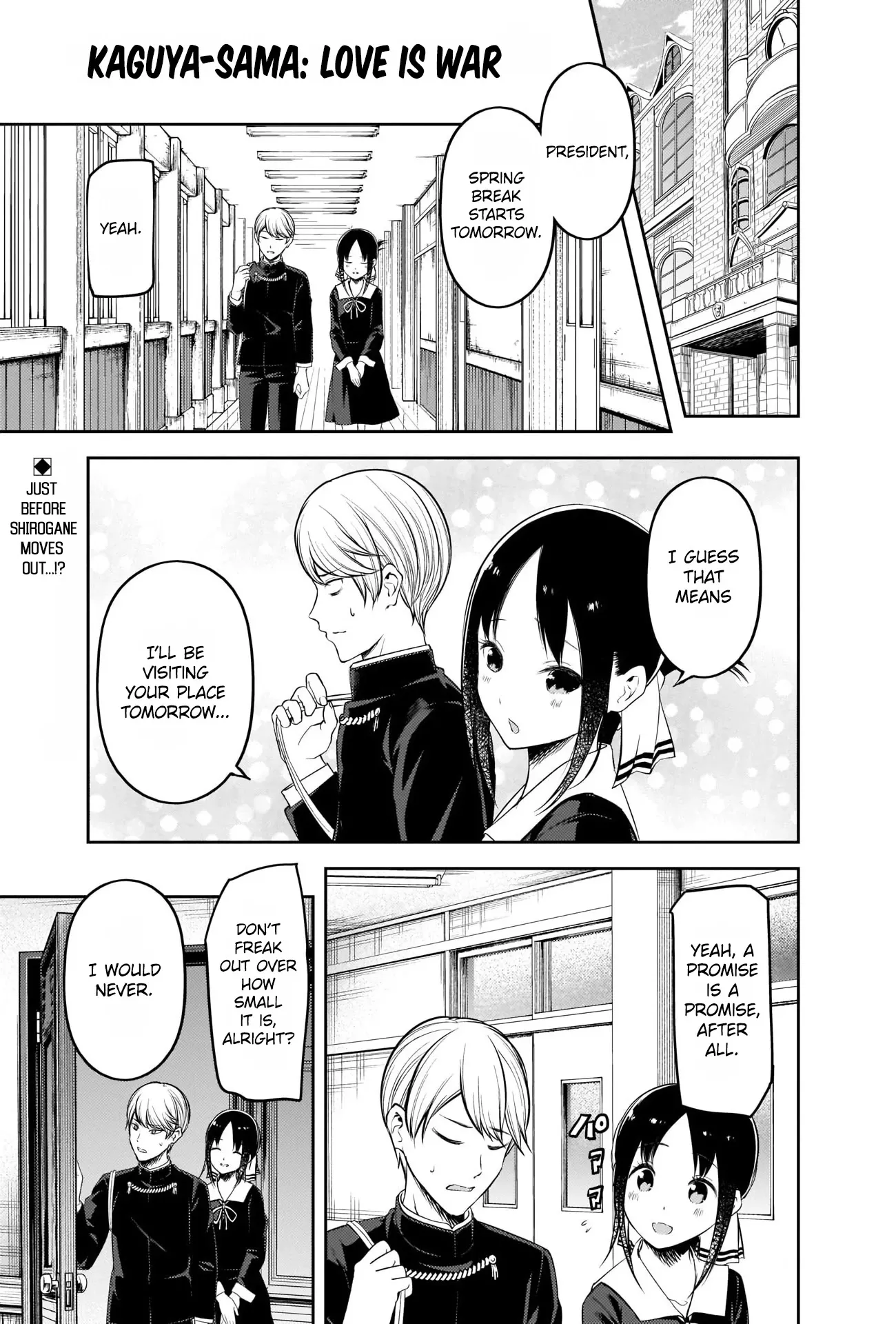 Read Kaguya-sama wa Kokurasetai – Tensai-tachi no Renai Zunousen Chapter 206 - Miyuki Shirogane Isn’t Depressing Online