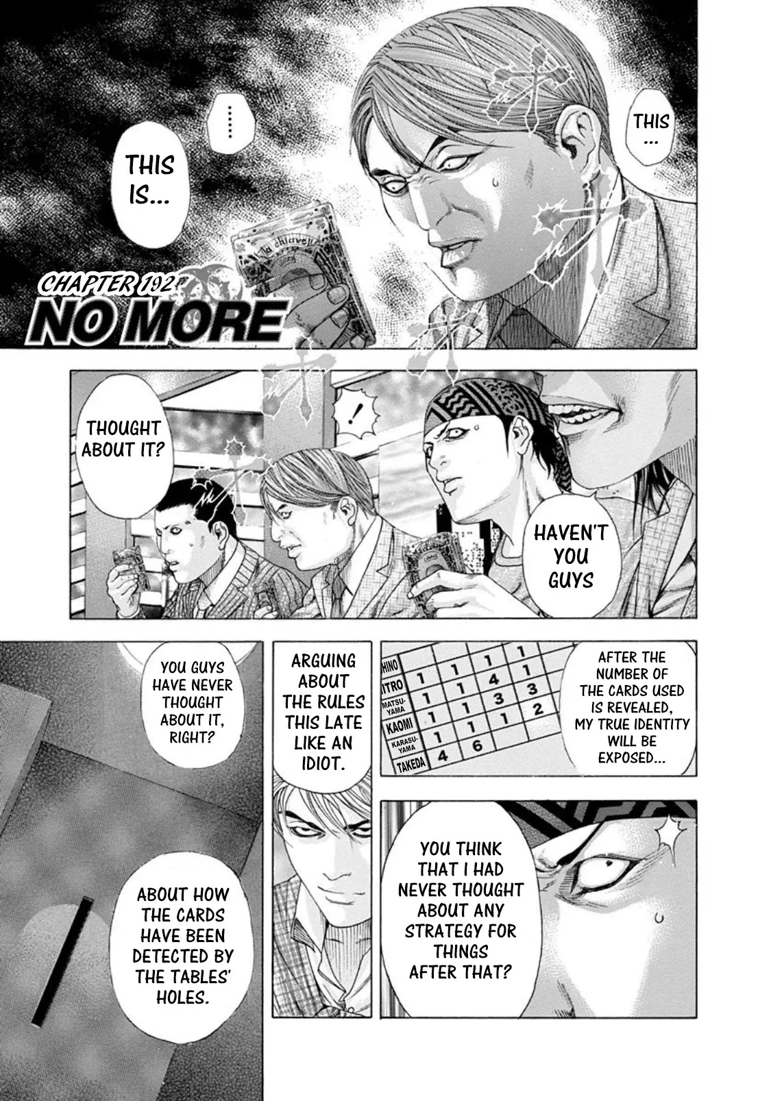 Read Usogui Chapter 192 - No More Online
