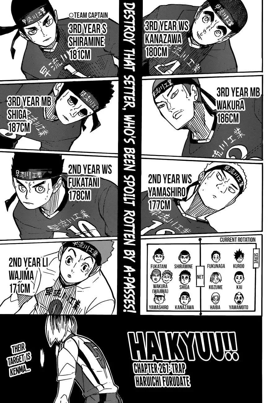 Read Haikyu!! Chapter 267 - Trap Online