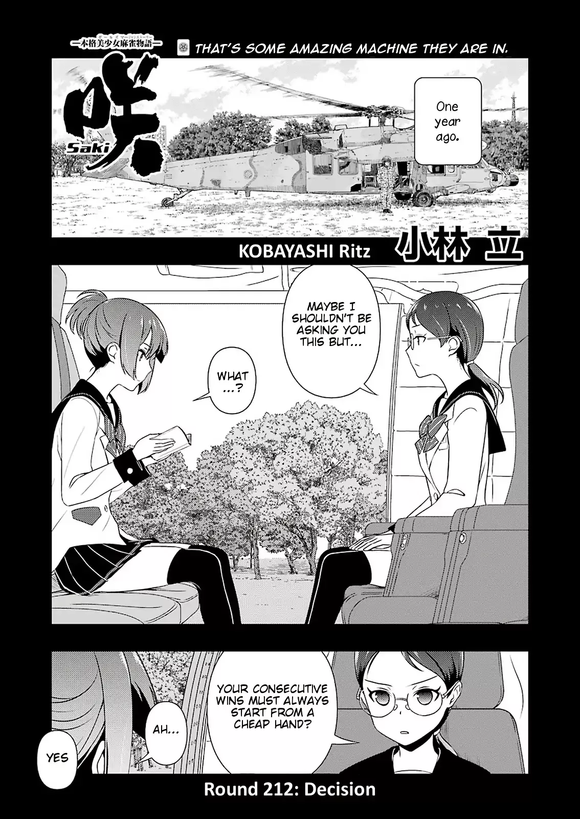 Read Saki Chapter 212 - Decision Online