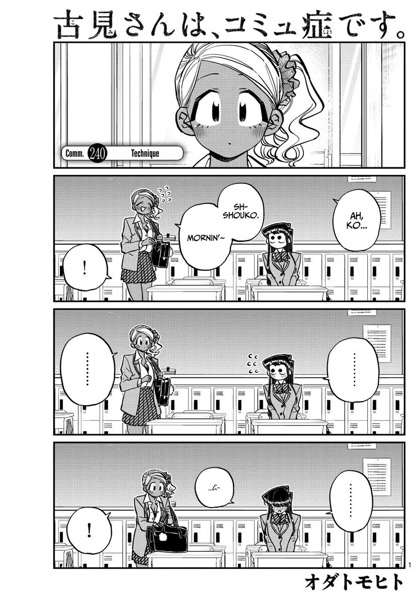 Read Komi-san wa Komyushou Desu Chapter 240 - Technique Online