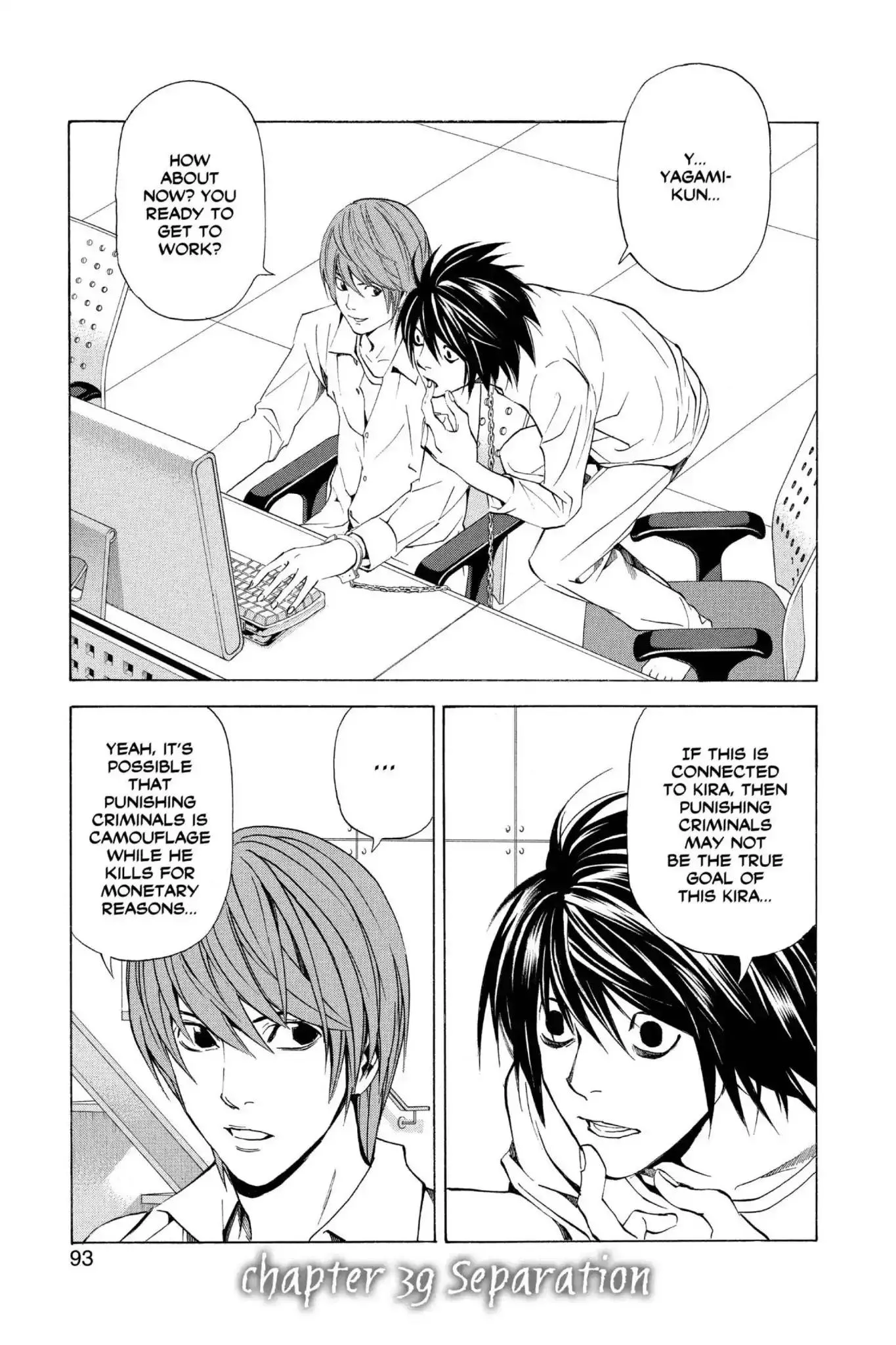 Read Death Note Chapter 39 - Separation Online