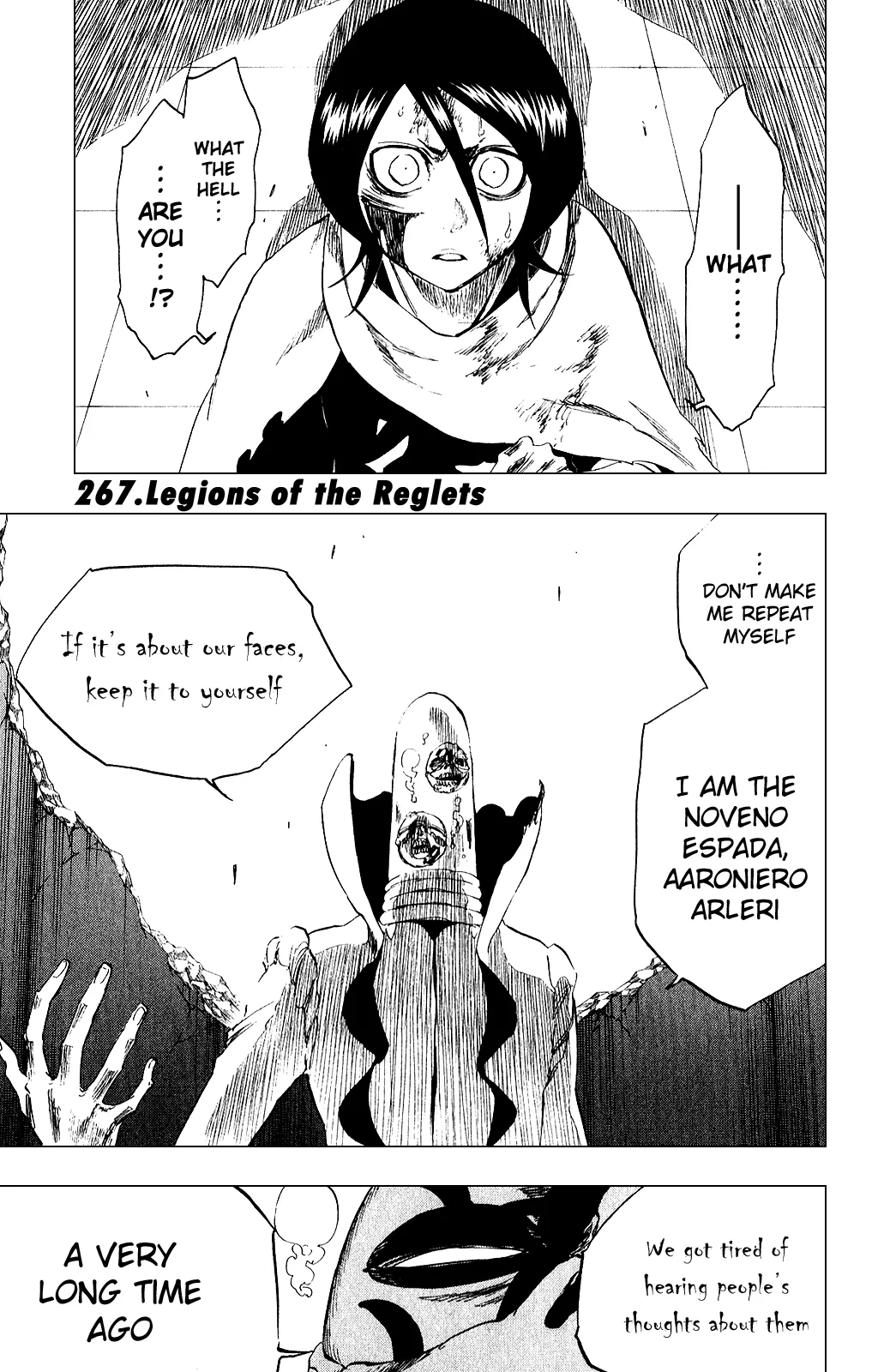 Read Bleach Chapter 267 - Legions of The Regrets Online