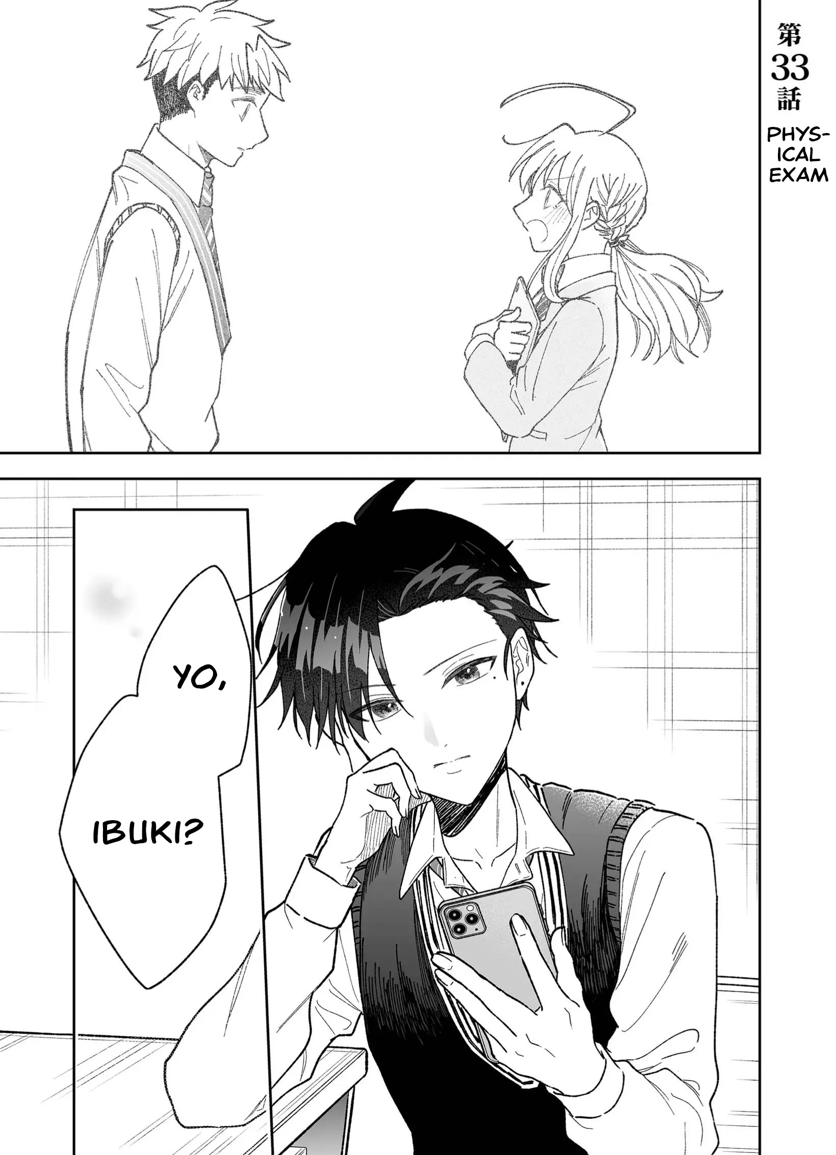 Read Kakkoii Onnanoko to 12-centi no Yakusoku Chapter 33 - Physical Exam Online