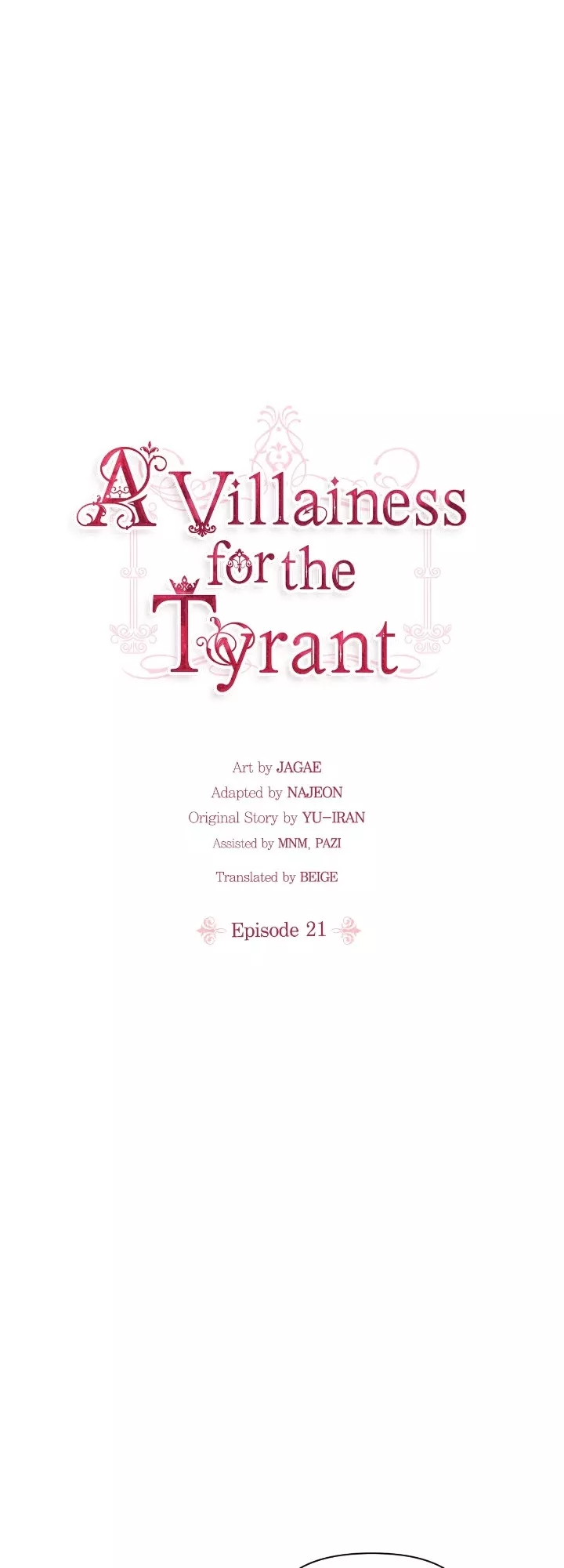 Read A Villainess for the Tyrant Chapter 21 Online