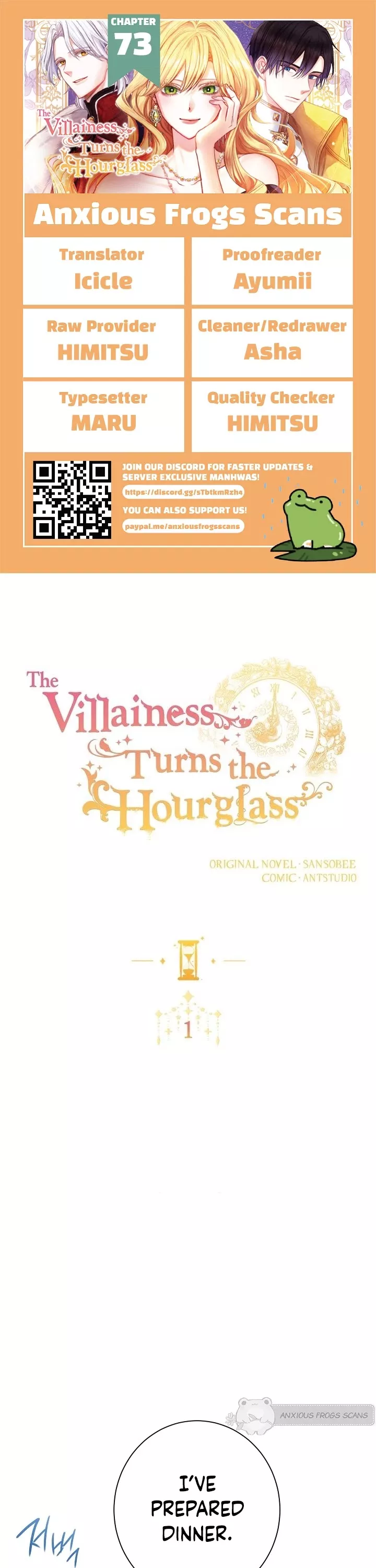 Read The Villainess Reverses the Hourglass Chapter 73 Online