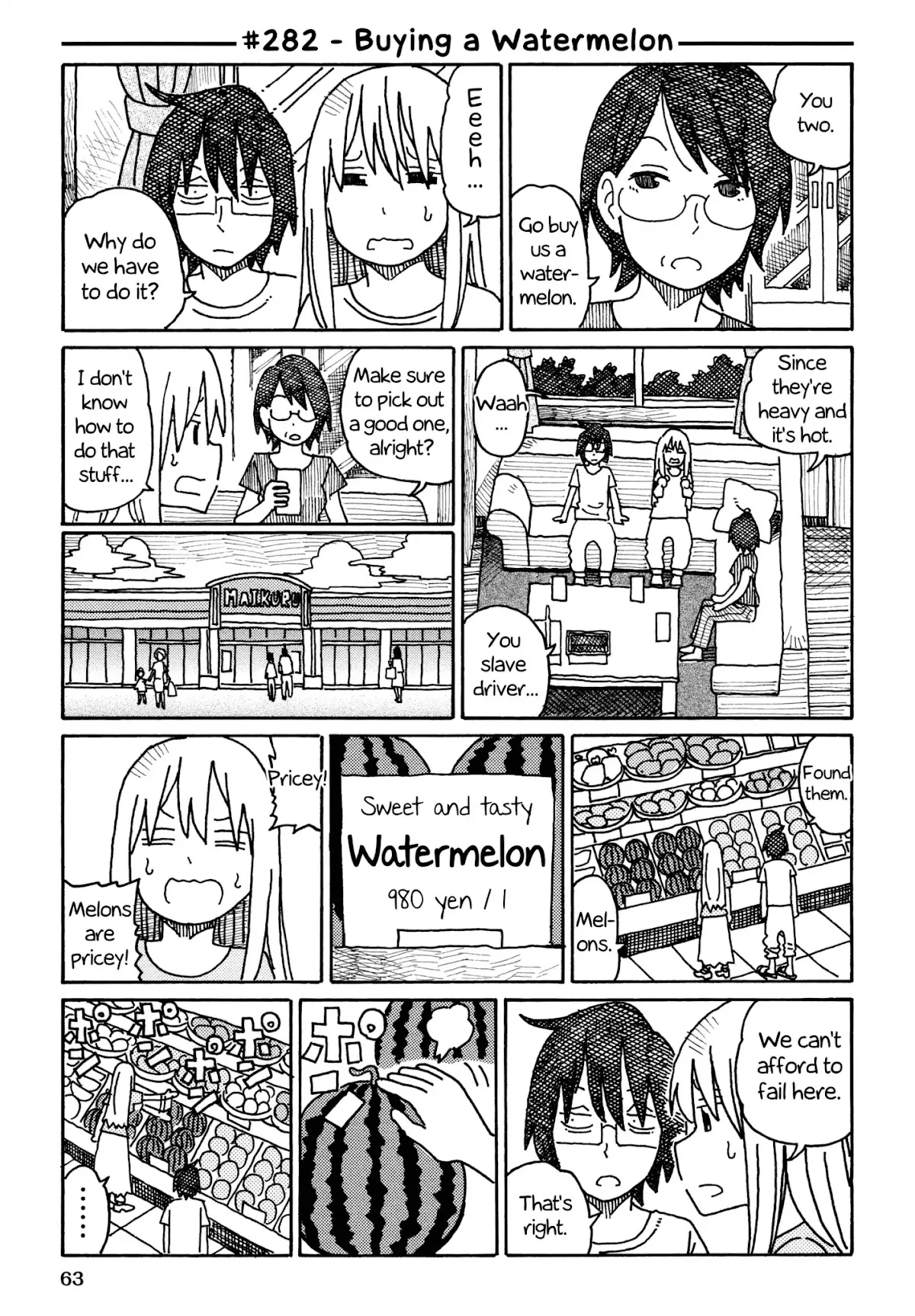 Read Hatarakanai Futari (The Jobless Siblings) Chapter 282 - Buying a Watermelon Online