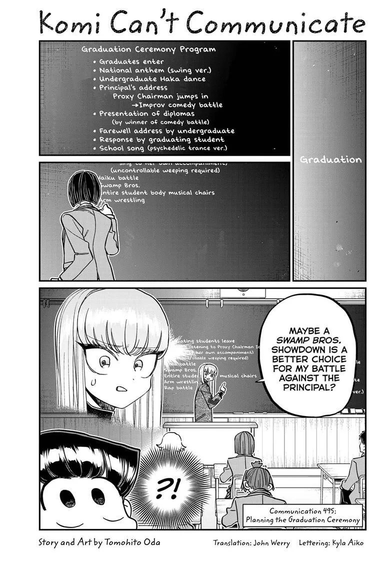 Read Komi-san wa Komyushou Desu Chapter 495 Online