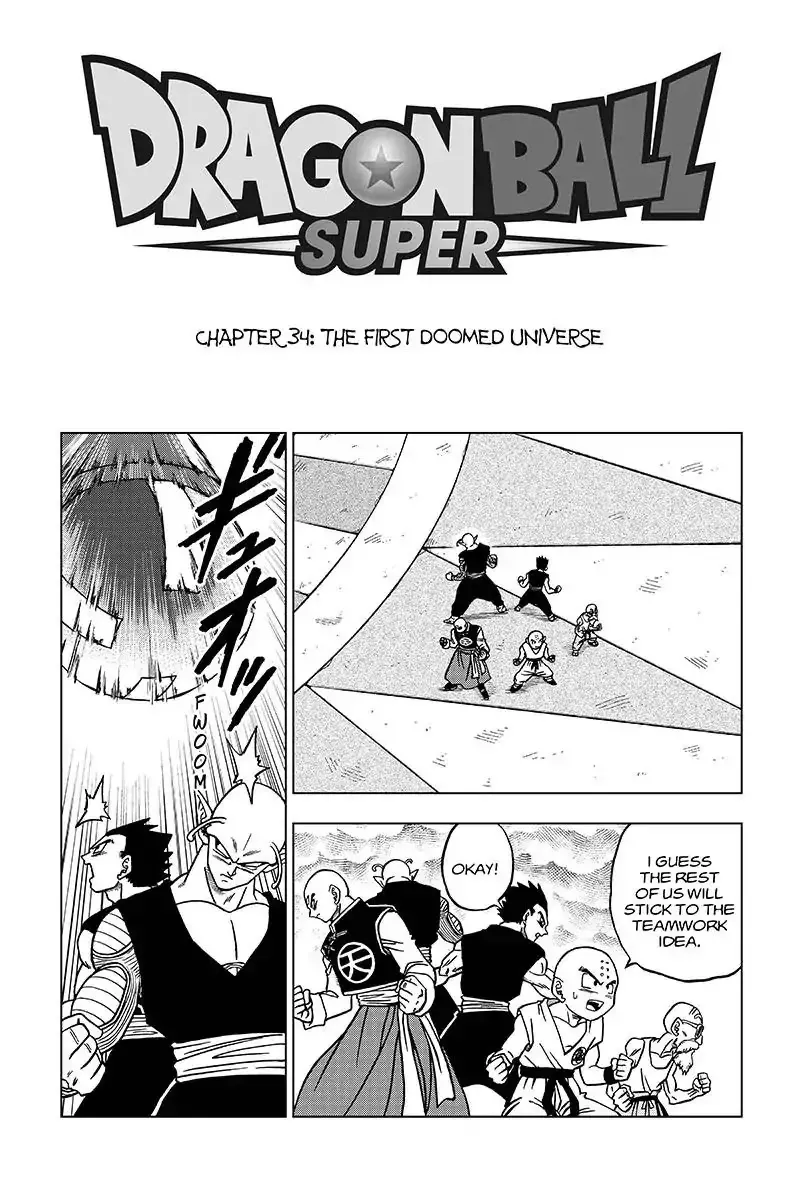 Read Dragon Ball Super Chapter 34 - The First Doomed Universe Online