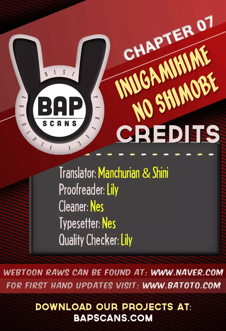 Read Inugami-hime no Shimobe Chapter 7 Online