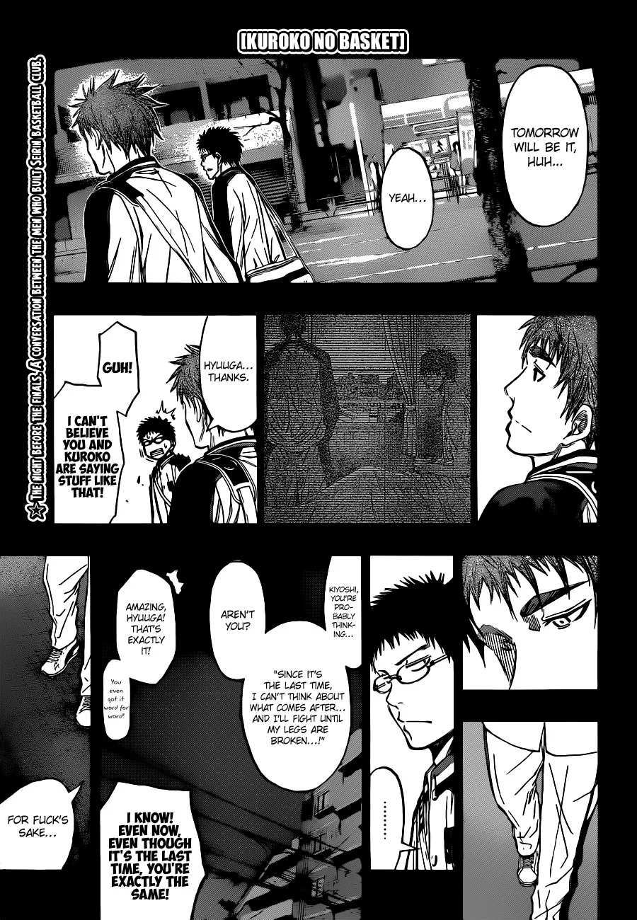 Read Kuroko no Basket Chapter 258 - We Can't Stop You Anymore Online