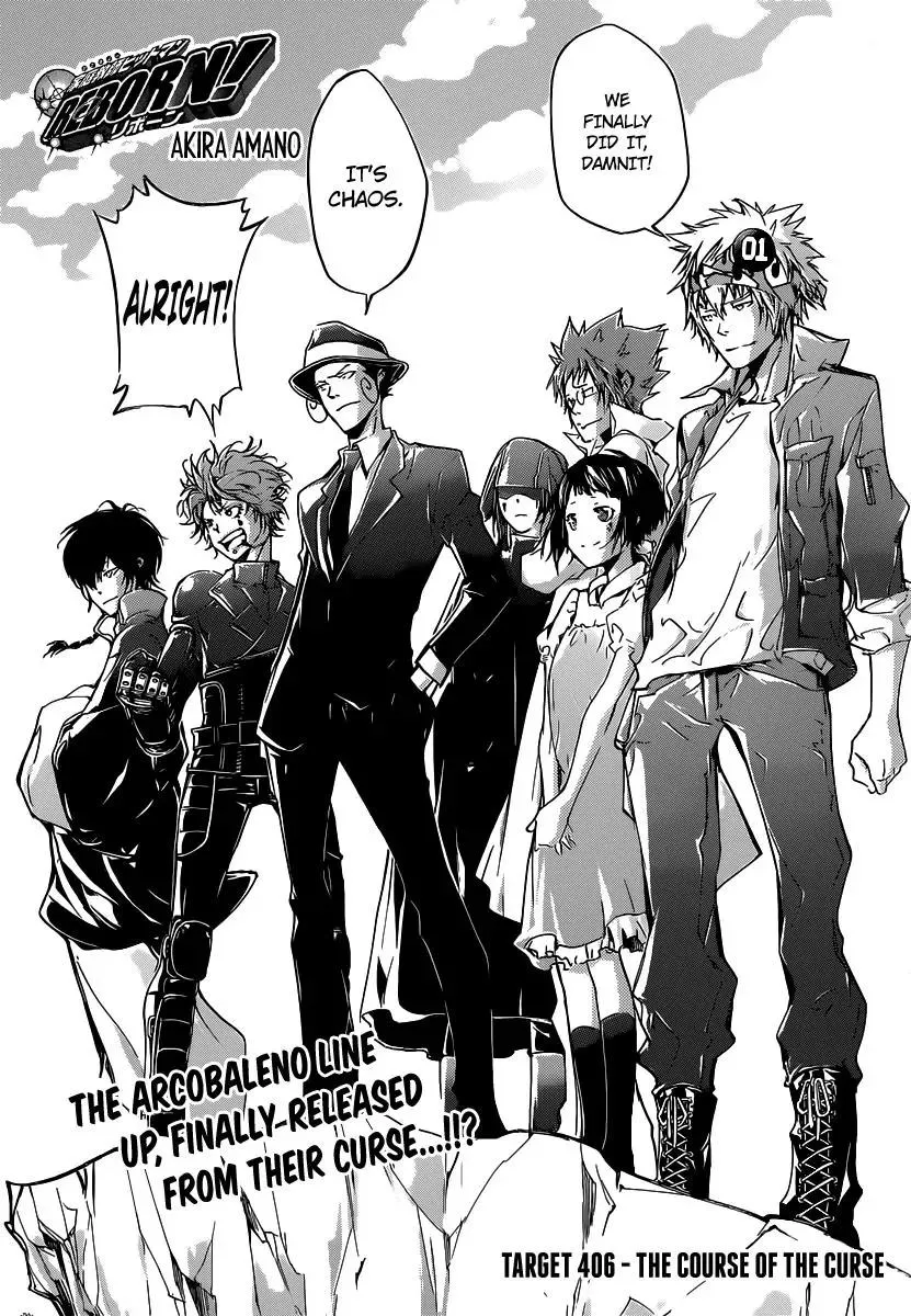 Read Katekyou Hitman Reborn! Chapter 406 - The Course of the Curse Online