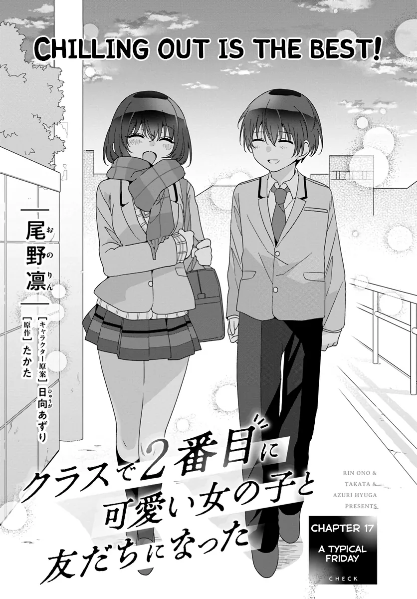 Read Class de 2 Banme ni Kawaii Onna no Ko to Tomodachi ni Natta Chapter 17 - A Typical Friday Online