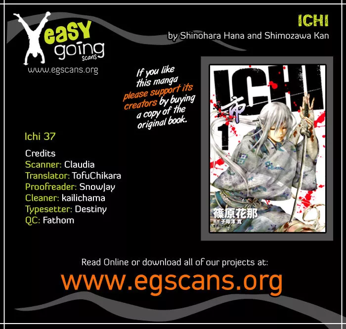 Read Ichi Chapter 37 - Kiyokawa's Path Online