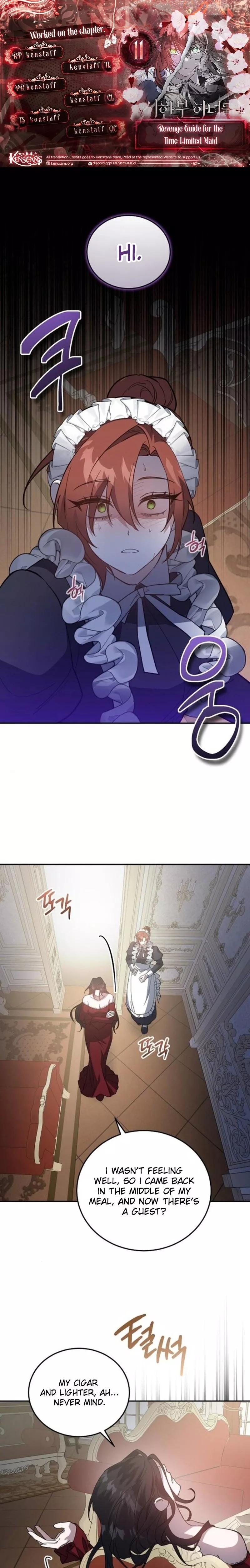 Read A Revenge Guide for the Terminally Ill Maid Chapter 11 Online