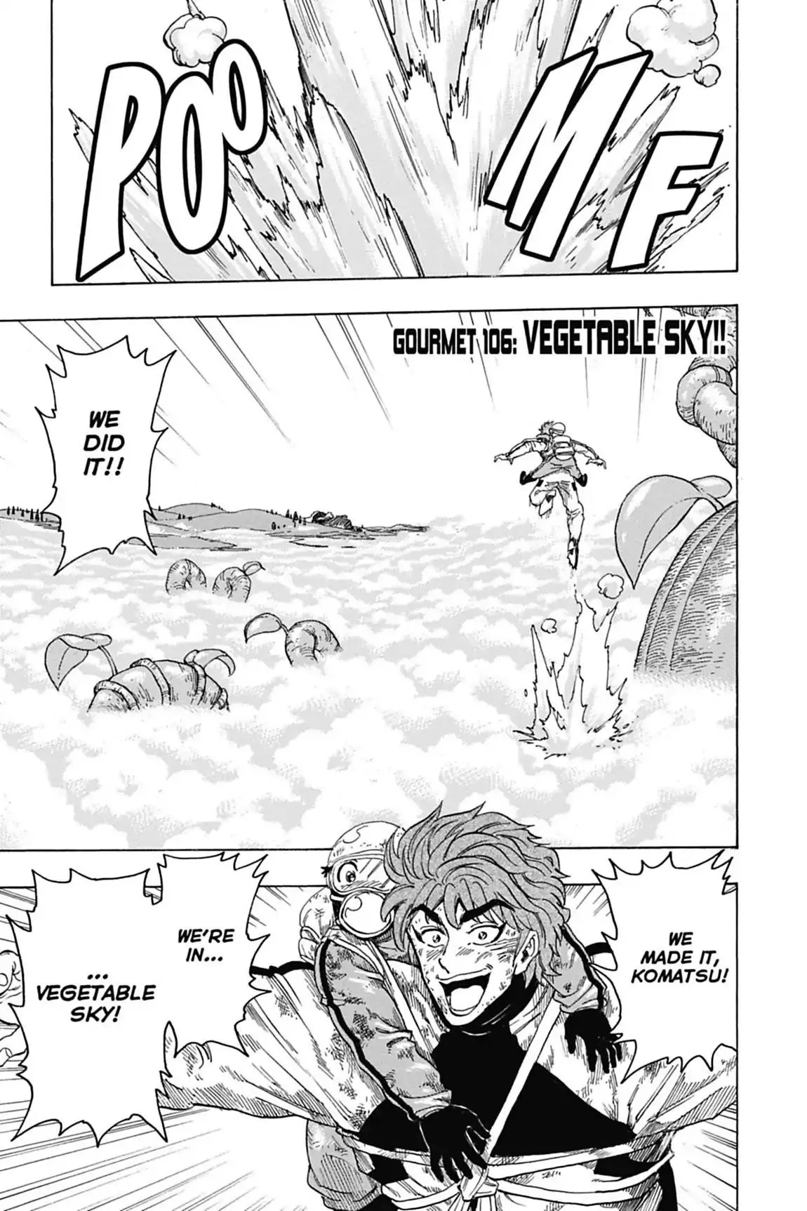 Read Toriko Chapter 106 - Vol.12 Gourmet 106: Vegetable Sky!! Online