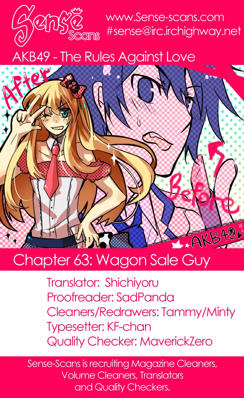 Read AKB49 – Renai Kinshi Jourei Chapter 63 - Wagon Sale Guy Online