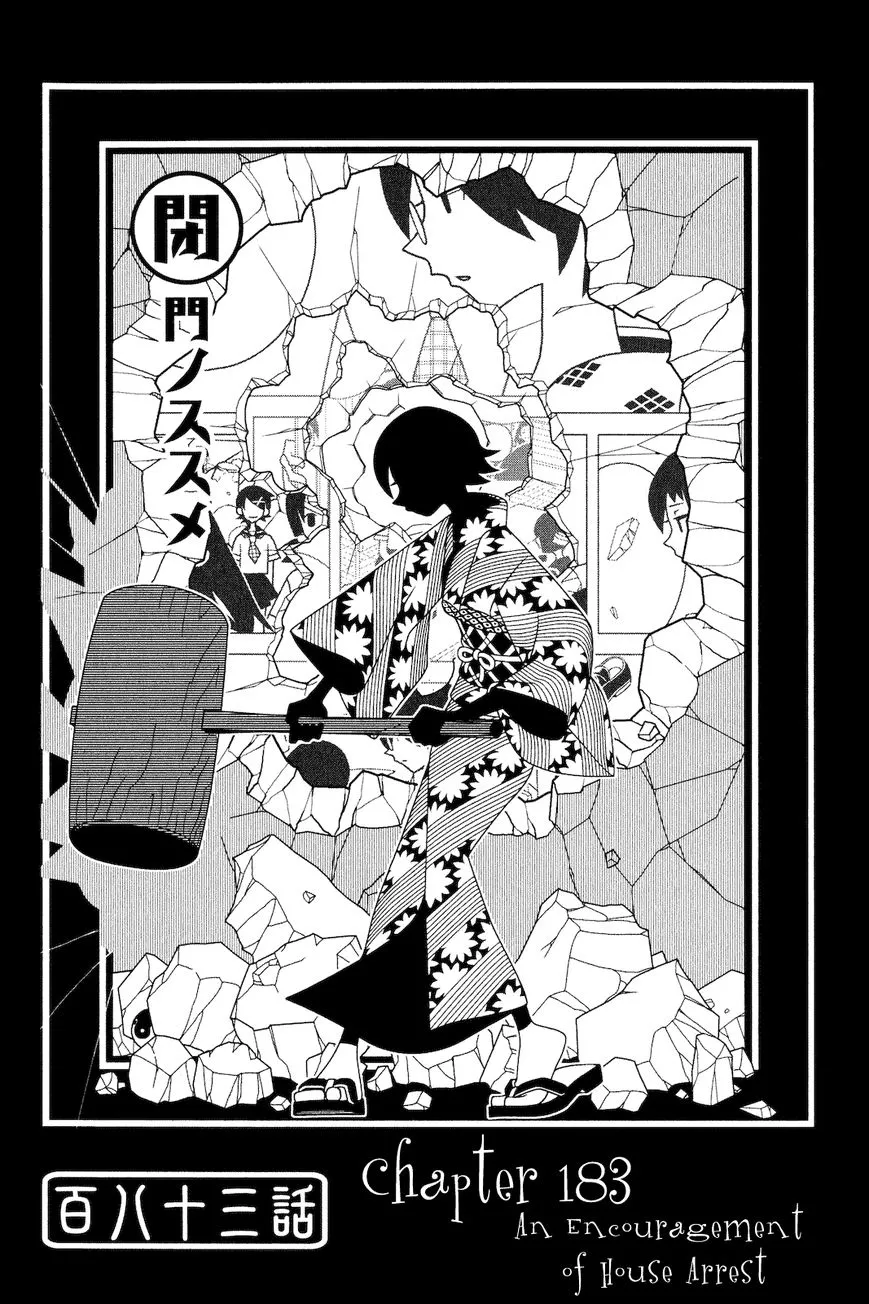 Read Sayonara Zetsubou Sensei Chapter 183 - An Encouragement of House Arrest Online