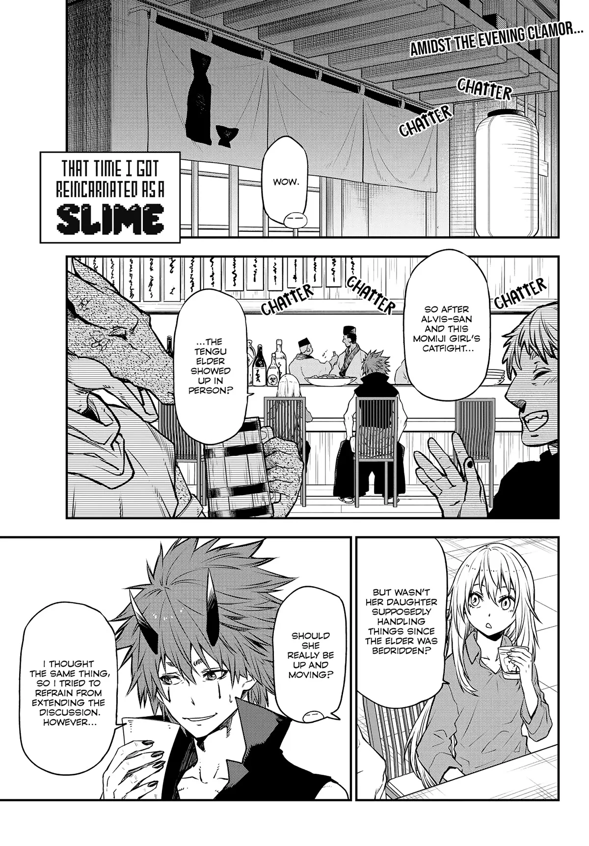 Read Tensei Shitara Slime Datta Ken Chapter 105 - The Tengu's Intimate Encounter Online