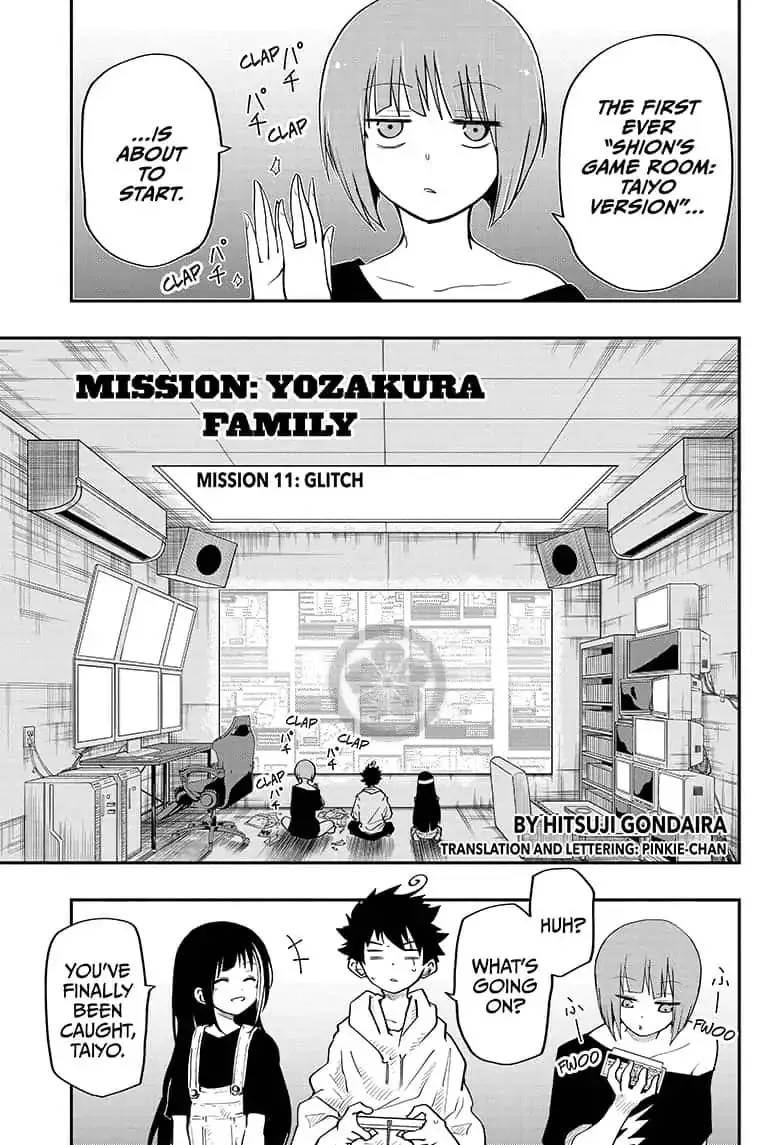 Read Mission: Yozakura Family Chapter 11 - Mission 11: Glitch Online