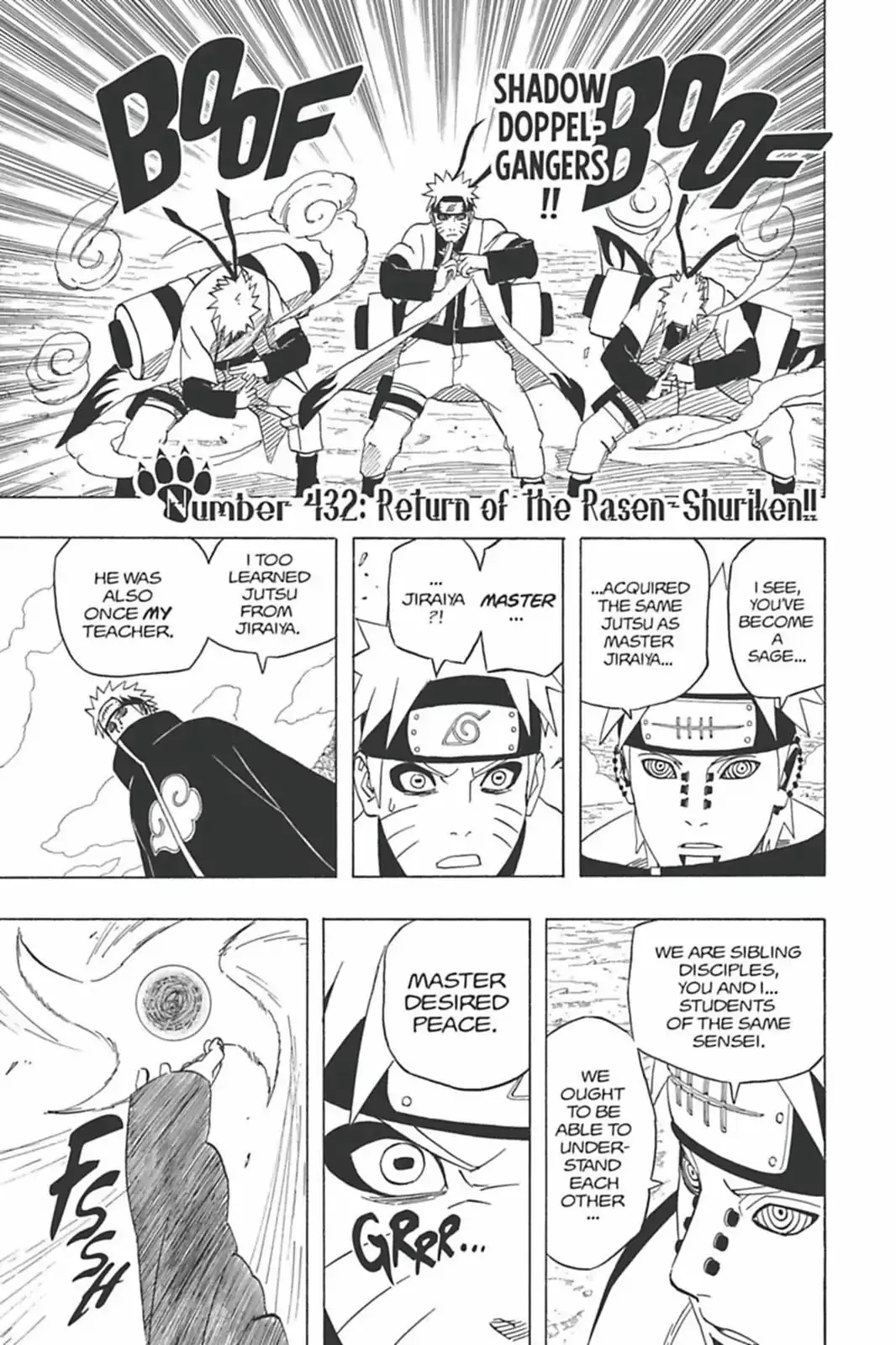 Read Naruto Chapter 432 - Return Of The Rasen-Shuriken!! Online