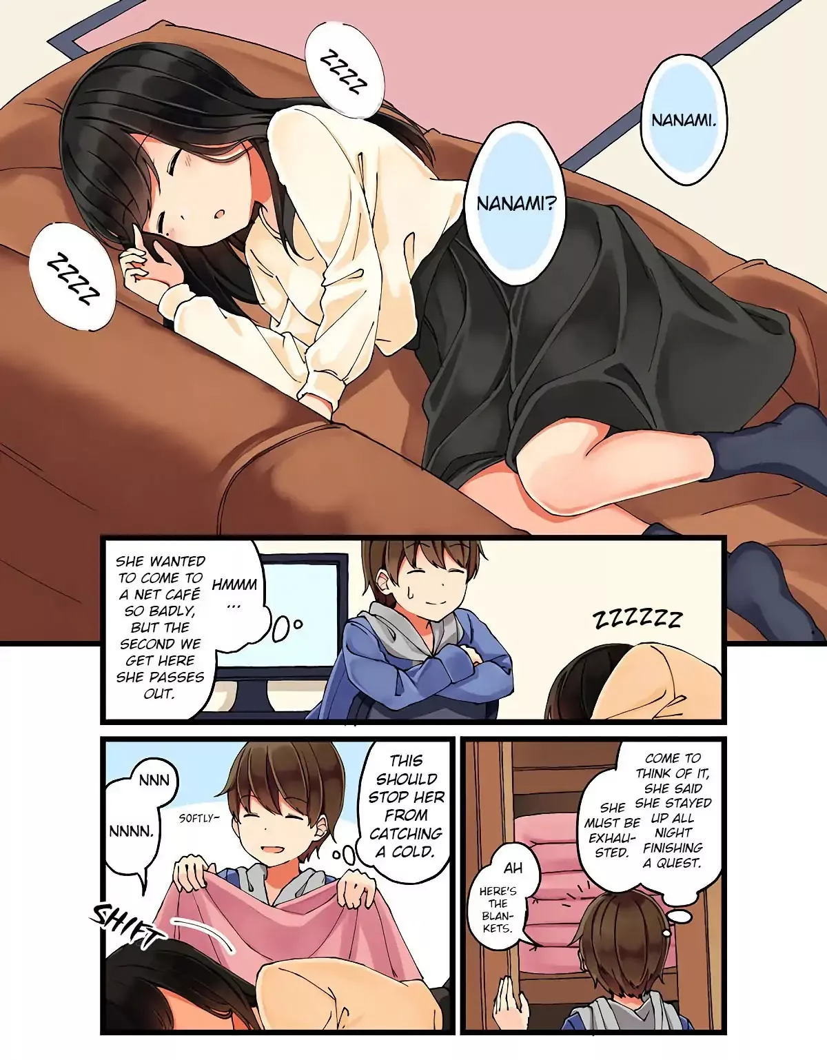 Read Hanging Out With a Gamer Girl Chapter 22 - I End Up Touching My Gamer Friend’s Chest Online