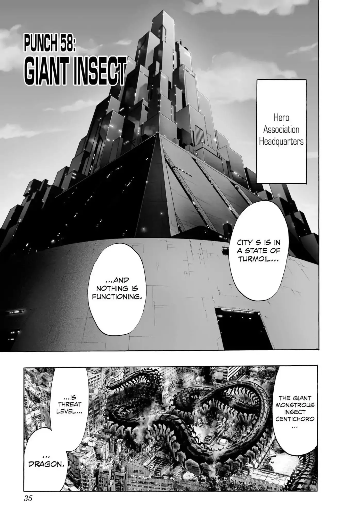 Read One Punch-Man Chapter 58 - Giant Insect Online