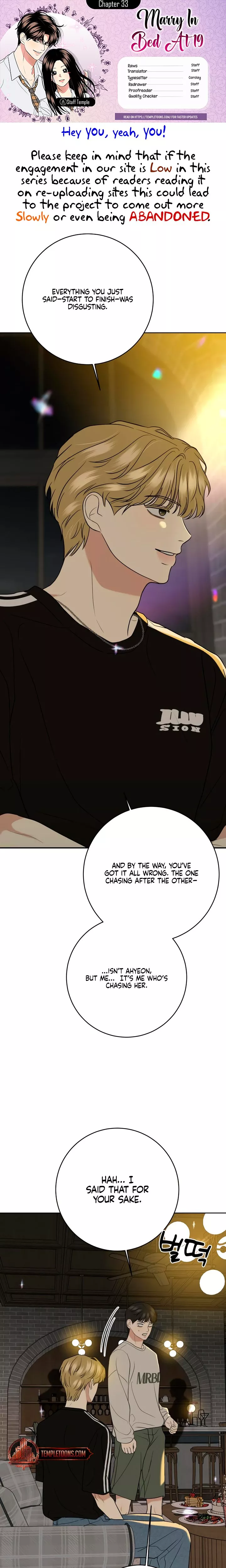 Read Marry In Bed at 19 Chapter 33 Online